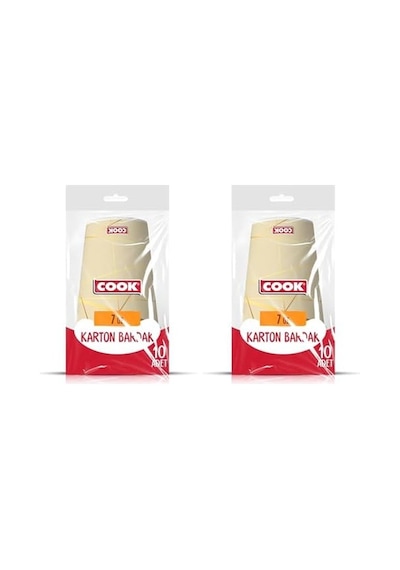 Kağıt Bardak 7 Oz 10'lu 2 Paketi 07 Beyaz