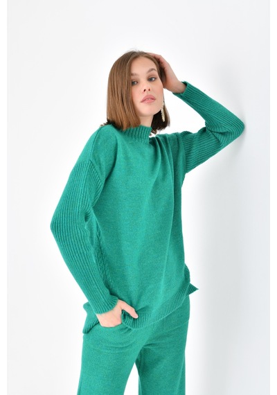 Ftz Women Saç Örgülü İkili Takım Benetton 20618-benetton Yeşil