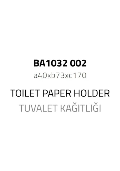 System Vector Tuvalet Kağıtlığı Gold Renk Ba1032 002 Gl Çok Renkli