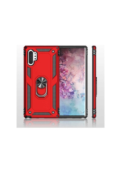 Galaxy Note 10 Plus Kılıf Zore Vega Kapak Kırmızı