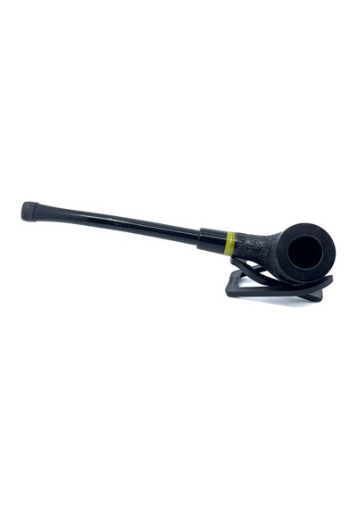 Dapper Churchwarden Okuma Piposu 9 Mm Filtreli Gül Kökü - Siyah 3768