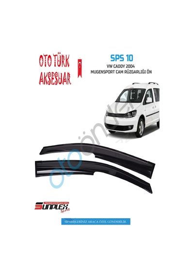 Vw Caddy 2004 Ve Üstü Ön Cam Rüzgarlığı Sunplex