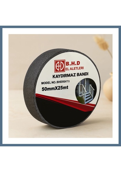 Buradabulabilirsin Kaydırmaz Bant 50mm X 25m Siyah Bbz