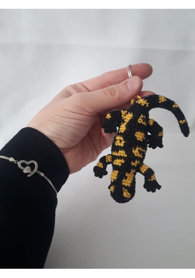 Amigurumi Semender Anahtarlık
