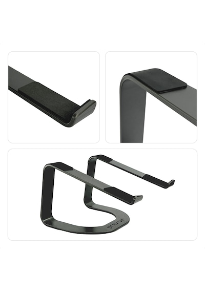 Prexua Lifter Ergonomik Metal Notebook & Laptop Standı - Metal - Siyah - Lft4015bl