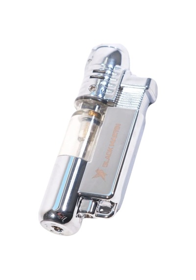 Black Martin Tek Torch Pürmüz Gümüş Puro Çakmağı - Tr9286