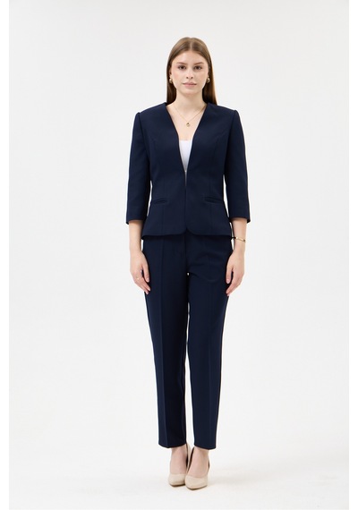 Velnara Moda Lacivert Zamansız Klasik Kadın Takım Elbise-v Yaka Ceket & Dar Paça Pantolon Lacivert - 927044721 Lacivert Velnara Moda Lacivert Zamansız Klasik Kadın Takım Elbise-v Yaka Ceket & Dar Paça Pantolon Lacivert - 927044721 Lacivert
