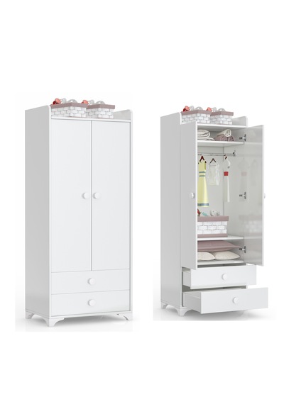 Patiko Sw 703a Büyüyebilen Bebek Odası Takımı Beyaz