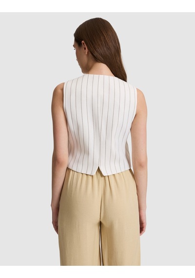 Pierre Cardin Kadın Ekru Yelek Dokuma 50323439-vr019