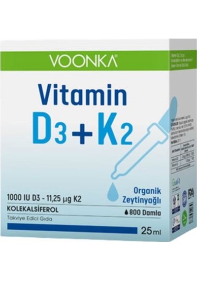 Voonka Vitamin D3 K2 25Ml