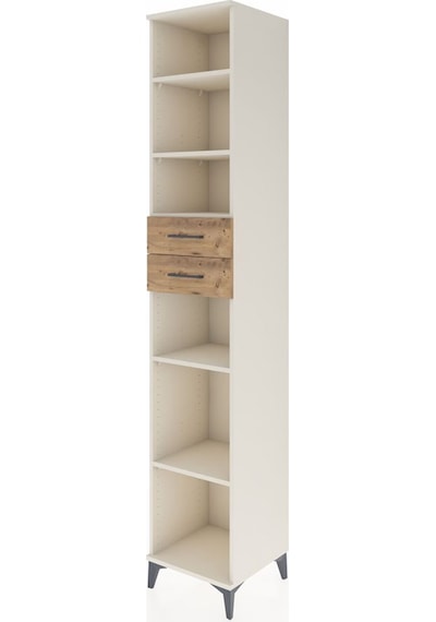 Hyperion Dolap 5 Raflı 2 Çekmeceli 44x44x243 Aytaşı-çam Aytaşı