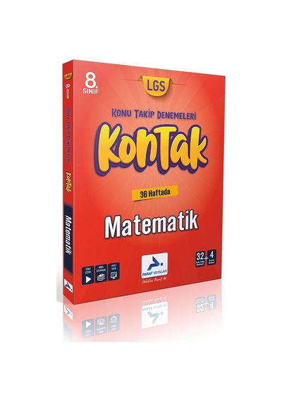 Paraf 8. Sınıf Matematik 36 Lı Kontak Deneme Konu Takip Denemeleri