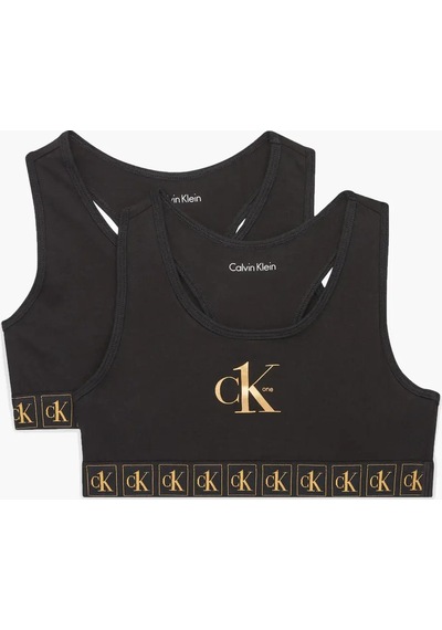 Calvin Klein 2pk Bralette Kadın Siyah Bralet