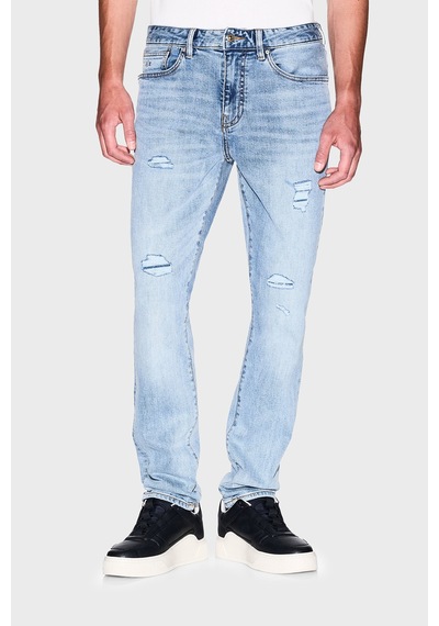 Armani Exchange Erkek Kot Pantolon Xm000070 Af15188 Mb003 Açık Mavi Açık Mavi