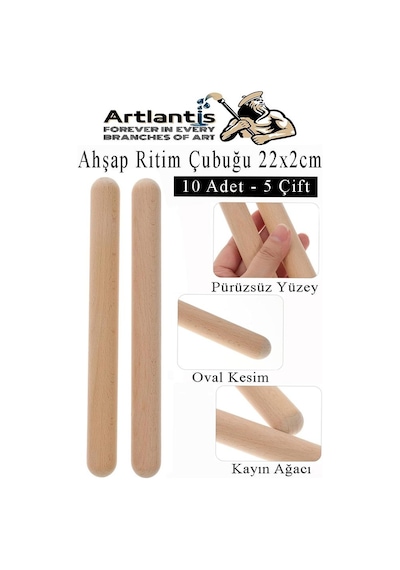 Ahşap Ritim Çubuğu 10 Adet 5 Çift Okul Öncesi Eğitici Anaokulu Ritim Tokmağı Çubukları Çocuk Etkinlik Perkusyon Müzik Aleti Ahşap Ritim Çubuğu 10 Adet 5 Çift Okul Öncesi Eğitici Anaokulu Ritim Tokmağı Çubukları Çocuk Etkinlik Perkusyon Müzik Aleti
