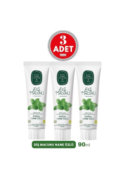 Eyüp Sabri Tuncer Nane Özlü Diş Macunu 3 x 90 ML