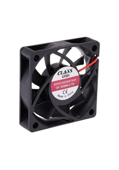 Class 60X60X15Mm Dc 12Volt Fan 1Adet
