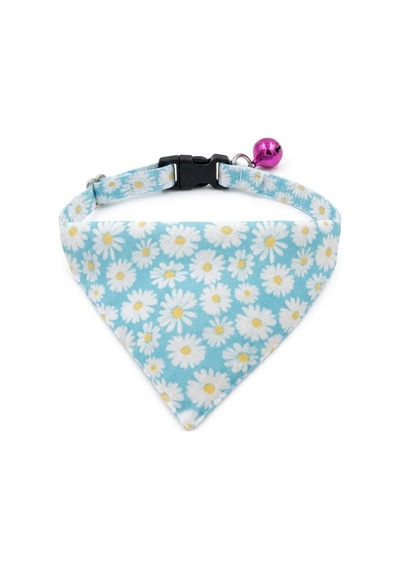Desenli Bandana Kedi Tasması 4'lü Tam Set