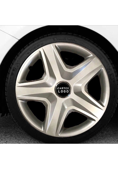 Volkswagen Golf 14'' Inç Gri 4lü Set Jant Kapağı Çelik Jant Görünümlü