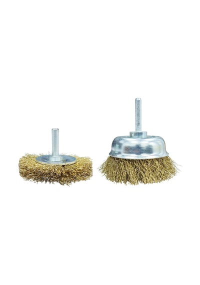 Zargana Telli Pimli Çanak Ve Daire Fırça Takımı 60 Mm