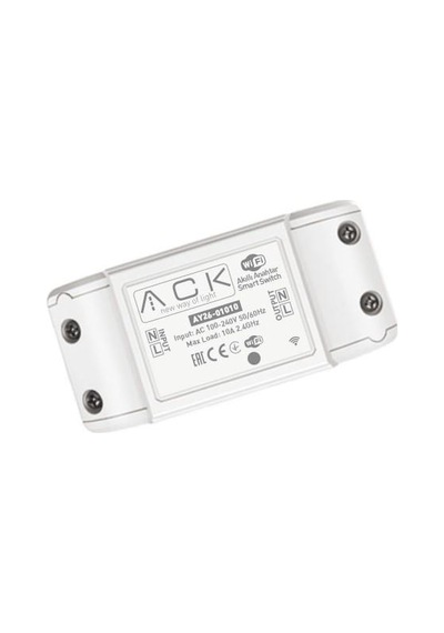 Ack - Akıllı Wifi Anahtar Smart Switch Uzaktan Kontrol Sesli Komut Ay26-01010