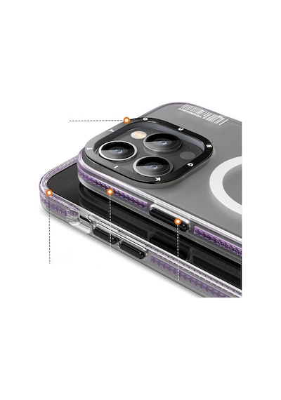 Youngkit Apple Uyumlu iPhone 13 Pro Kılıf Magsafe Şarj Özellikli Jane Sand Serisi Kapak YOUNGKİT-TA85026