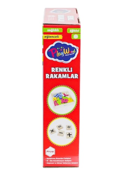 Mey İthalat Ony-401 Ahşap Renkli Rakamlar 26 Parça -onyıl Oyuncak