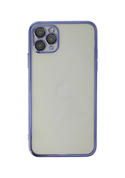 iPhone Uyumlu 11 Pro Max Kılıf Lensli Silikon - Mor