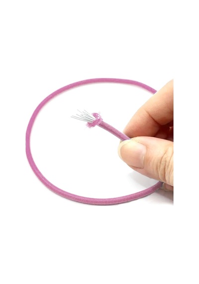 Pembe 5 Metre 2 Mm Yuvarlak Lastik