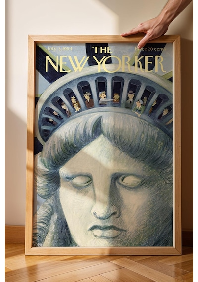 The New Yorker Çerçeveli Tablo July 3 1954
