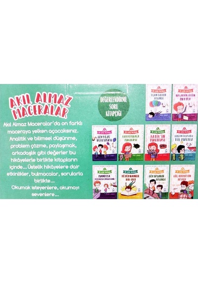 Akıl Almaz Maceralar 10 Kitap 4. Sınıf