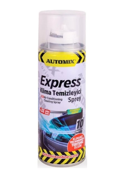 Automix Oto Klima Temizleyici Sprey Araç İçi Ortam Dezenfektan Spreyi 200ml Okyanus Ferahlığı Çift Etkili Klima ve Kabin Temizliği