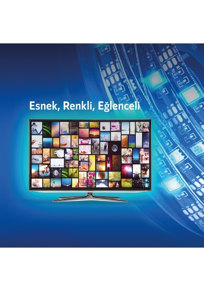 House Pratik Hp86 Uzaktan Kumandalı Tv Arkası Rgb Led Aydınlatma 2 Metre