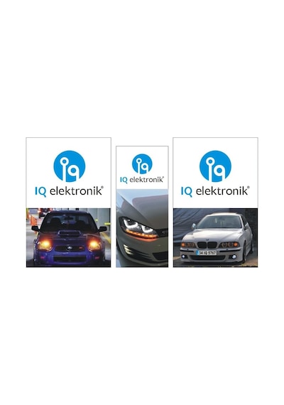 Iq Ucak Kanadi Motorsiklet Çakar & F1 9Modlu Tek Modul 2In1