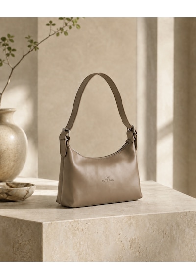 Livia Tote Bag Kadın Omuz Çantası Açık Kahve Açık Kahverengi