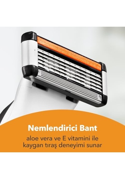 Bıc Hybrid 5 Flex 4'lü Yedek Tıraş Bıçağı Kartuşu 5 Bıçak , 5 Nano Teknolojik Titanyum Bıçak, E Vitamini İle Zenginleştirilmiş Geniş Kayganlaştırıcı Bant