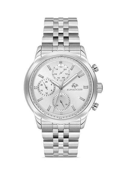Jg.polo Club Jpc.0126 S04831m.1 Çalışır Fonksiyonlu Erkek Kol Saati. Gümüş
