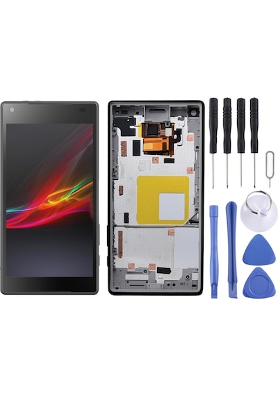 Cbtx Sony Xperia Z5 Kompakt / E5803 / E5823 / Z5 Mini Sayısallaştırıcı Uyumlu Lcd Ekran Çerçeveli Tam Montaj Siyah