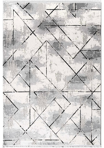 Hoom Rugs Lizbon 4511 Gri Modern Halı Gri