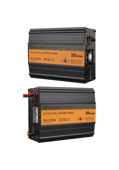 Powermaster MA-1220 A 12 Volt 20 Amper Akıllı Akü Şarj Cihazı