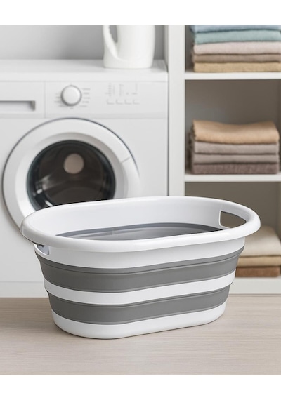 Home Katlanabilir Pratik Sele Çamaşır Sepeti Büyük Boy Plastik Çok Renkli Belirtilmemiş Tr Diğer