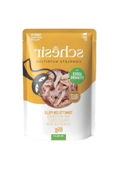 Ton Balıklı Ve Tavuklu Jöle İçinde Yetişkin Kedi Pouch 85g 100 G