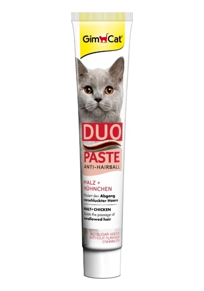 Gimcat Duo hairball Tüy Sağlığı İçin Tavuklu Kedi Macunu 50 Gr