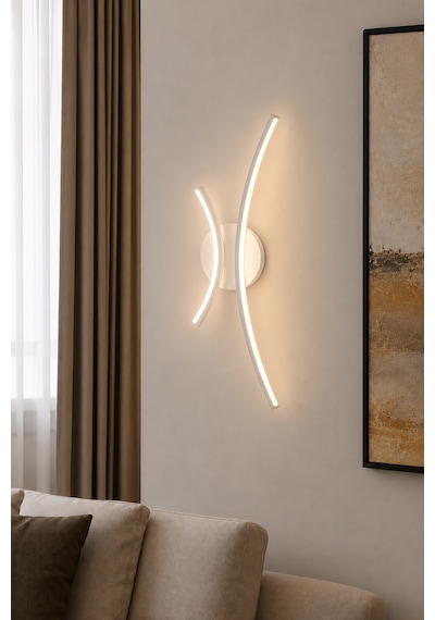 Yumi Modern Led Duvar Apliği Günışığı Beyaz