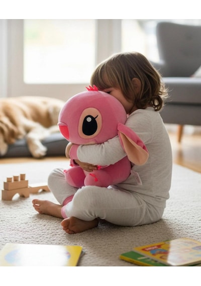 Stitch Peluş Oyuncak 30 Cm Yumuşak Hediyelik Sevimli Oyun Ve Uyku Arkadaşı Orta Boy Pembe
