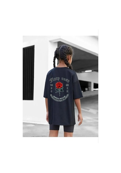 Assema Çocuk Unisex Baskılı T-shirt - Siyah Çok Renkli
