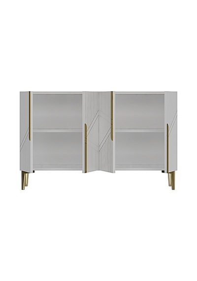 Ka1228bg Evva120 Konsol, Kahve Köşesi Ve Tv Sehpası, Çok Amaçlı Dolap Beyaz - Gold 120cm Ka1228bg Evva120 Konsol, Kahve Köşesi Ve Tv Sehpası, Çok Amaçlı Dolap Beyaz - Gold 120cm