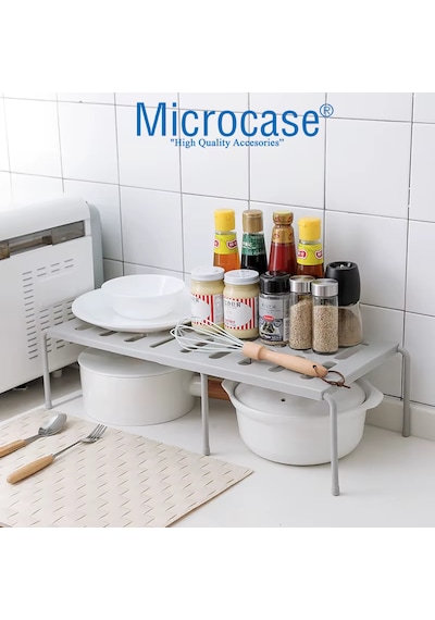 Microcase Çok Amaçlı Ayarlanabilir Ayakkabı Rafı Eşya Standı 15x24x36-69 Cm 3 Adet Al5458 Gri Microcase Çok Amaçlı Ayarlanabilir Ayakkabı Rafı Eşya Standı 15x24x36-69 Cm 3 Adet Al5458 Gri