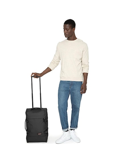 Eastpak Tranverz S Kabin Boy Çekçekli 2 Tekerlekli Valiz 008 Siyah Siyah