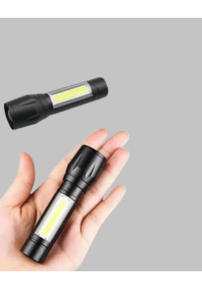 4 - 456 - Mod Şarjlı Işıldak Ultra Güçlü Cree Led Su Geçirmez - Csmo-tex - Alüminyum Gövde Çok Renkli